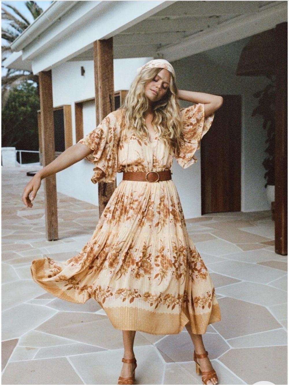 Spell & the Gypsy Coco Lei Midi Boho Dress